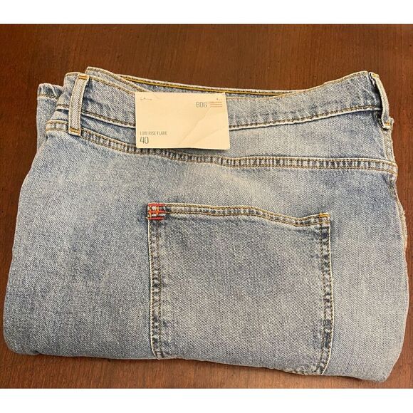 BDG Low Rise Flare Jeans Blue Size 40 NWT Baggy Skater Y2K - Picture 13 of 14